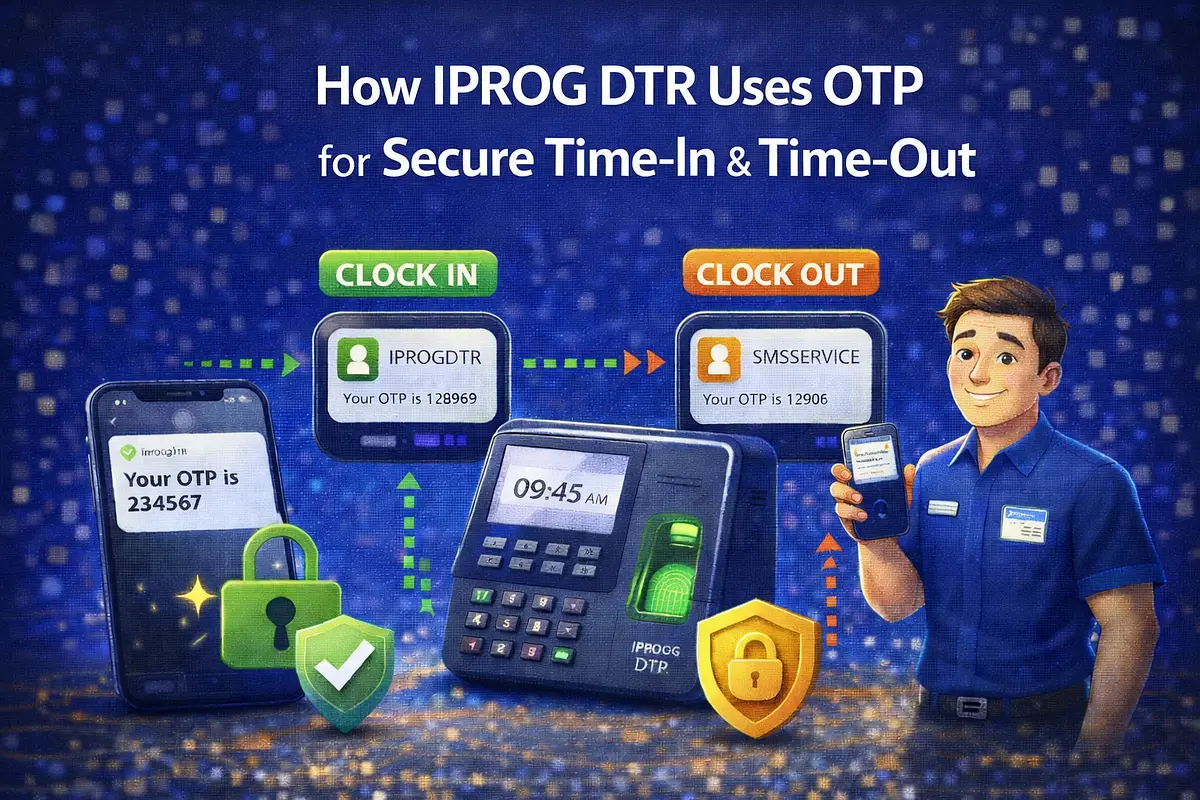 How IPROG DTR Uses OTP for Secure Time-In and Time-Out